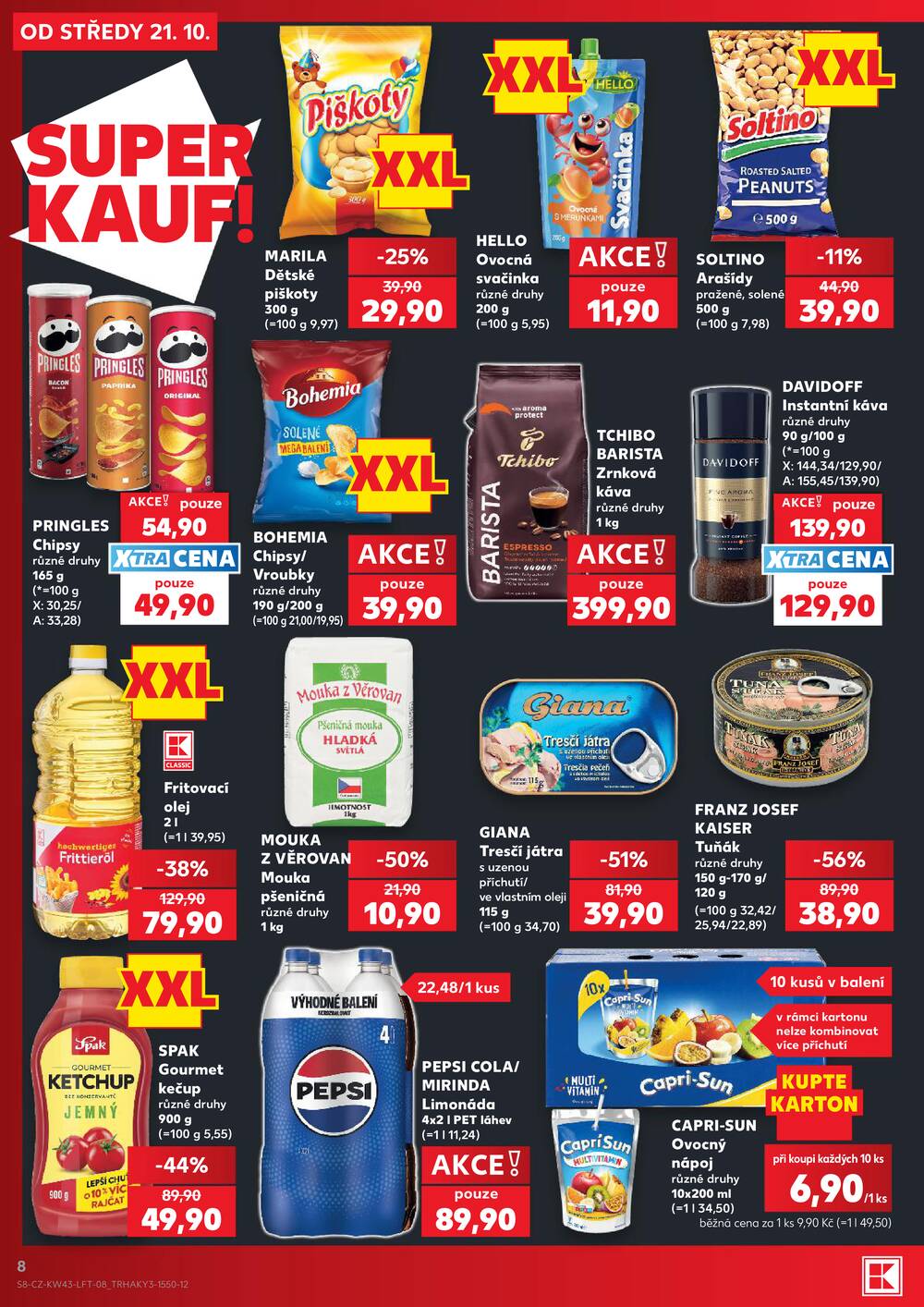 Kaufland 21.10. - 27.10. - Kaufland - Svitavy