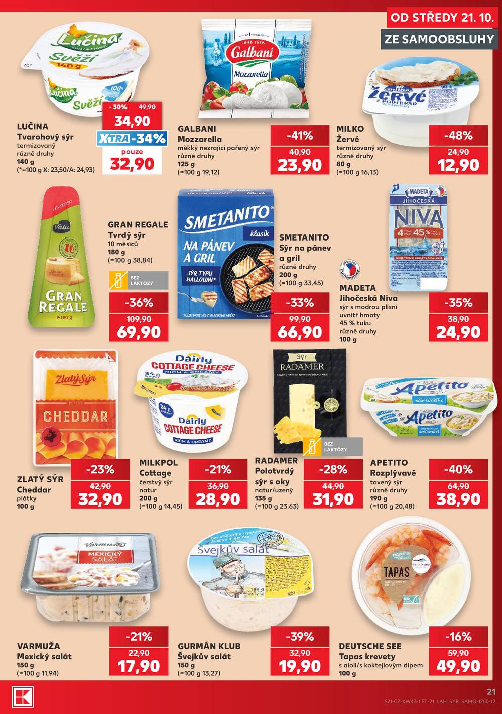 Kaufland 21.10. - 27.10. - Kaufland - Frýdek Místek