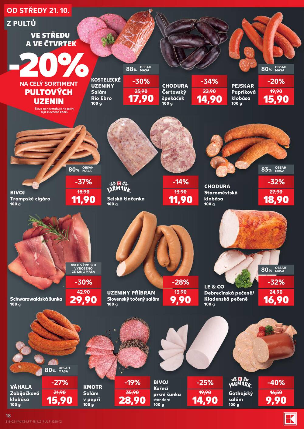 Leták Kaufland - Kaufland 21.10. - 27.10. - Kaufland - Zlín - Vršava - strana 18 Leták Kaufland - Kaufland 21.10. - 27.10. - Kaufland - Zlín - Vršava - strana 18