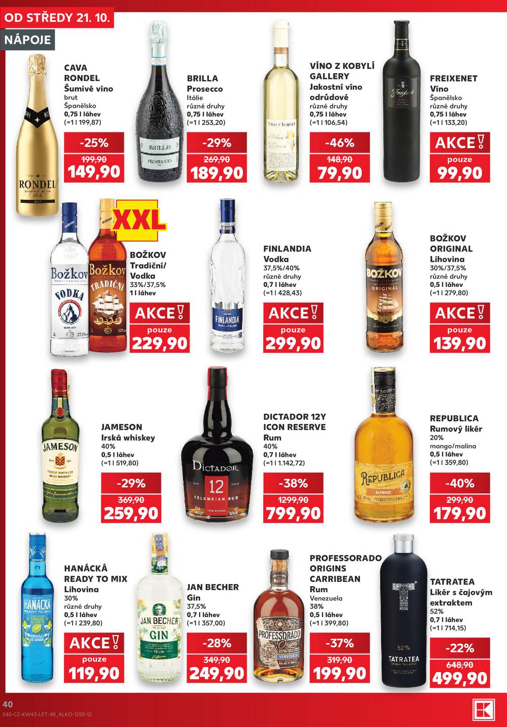 Kaufland 21.10. - 27.10. - Kaufland - Zlín - Vršava