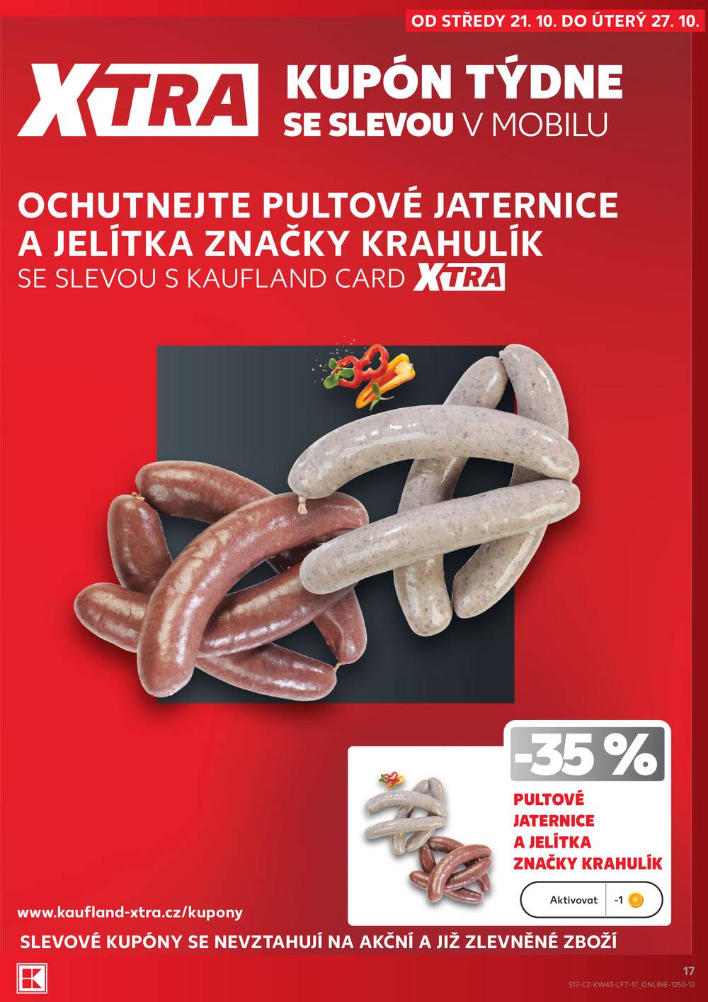 Kaufland 21.10. - 27.10. - Kaufland - Opava - Kateřinky