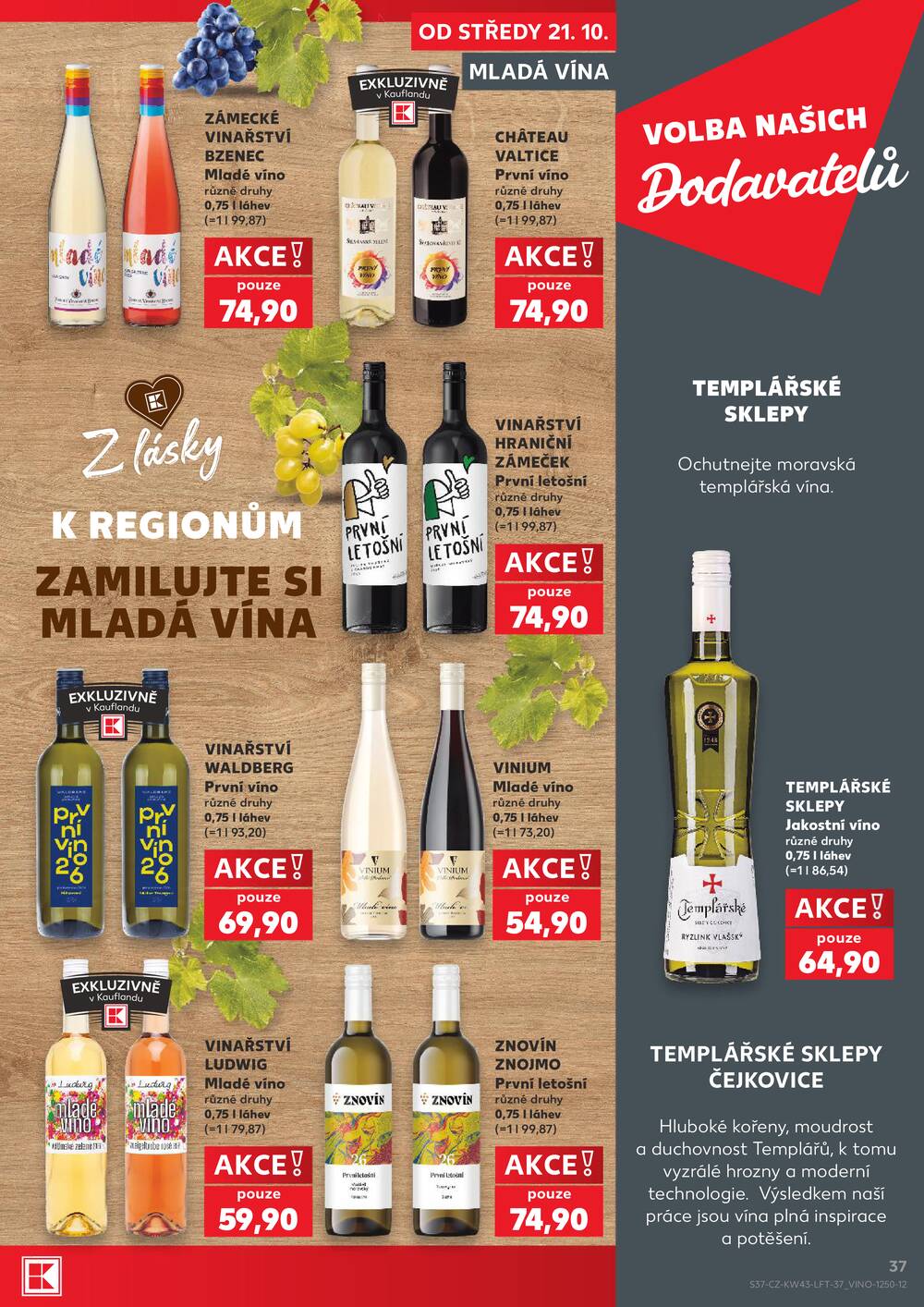 Kaufland 21.10. - 27.10. - Kaufland - Opava - Kateřinky