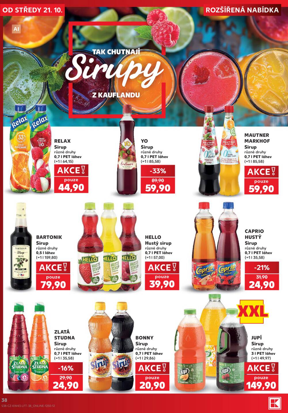 Kaufland 21.10. - 27.10. - Kaufland - Plzeň - Košutka