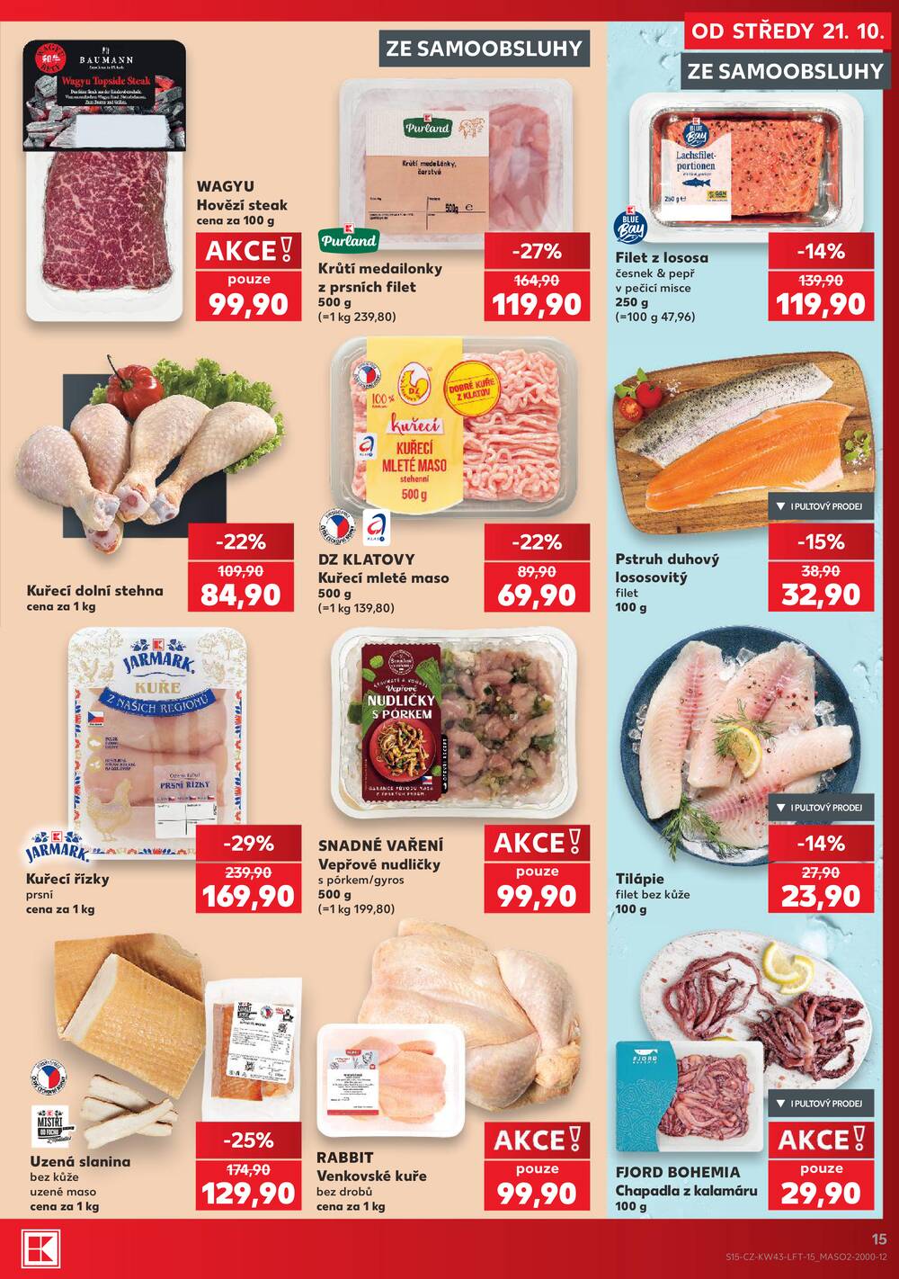 Kaufland 21.10. - 27.10. - Kaufland - Ústí nad Labem (Všebořická)