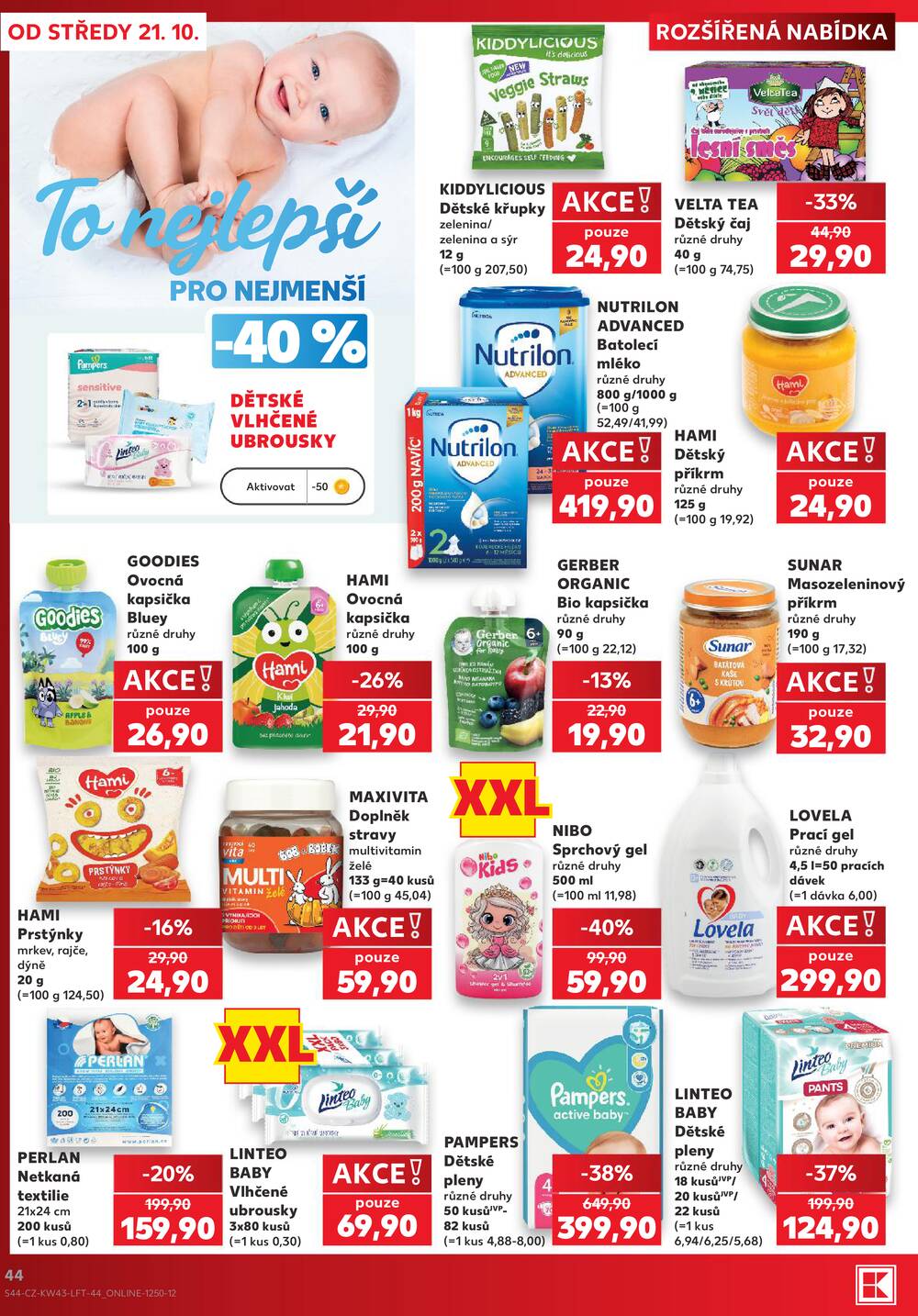Kaufland 21.10. - 27.10. - Kaufland - Ústí nad Labem (Všebořická)