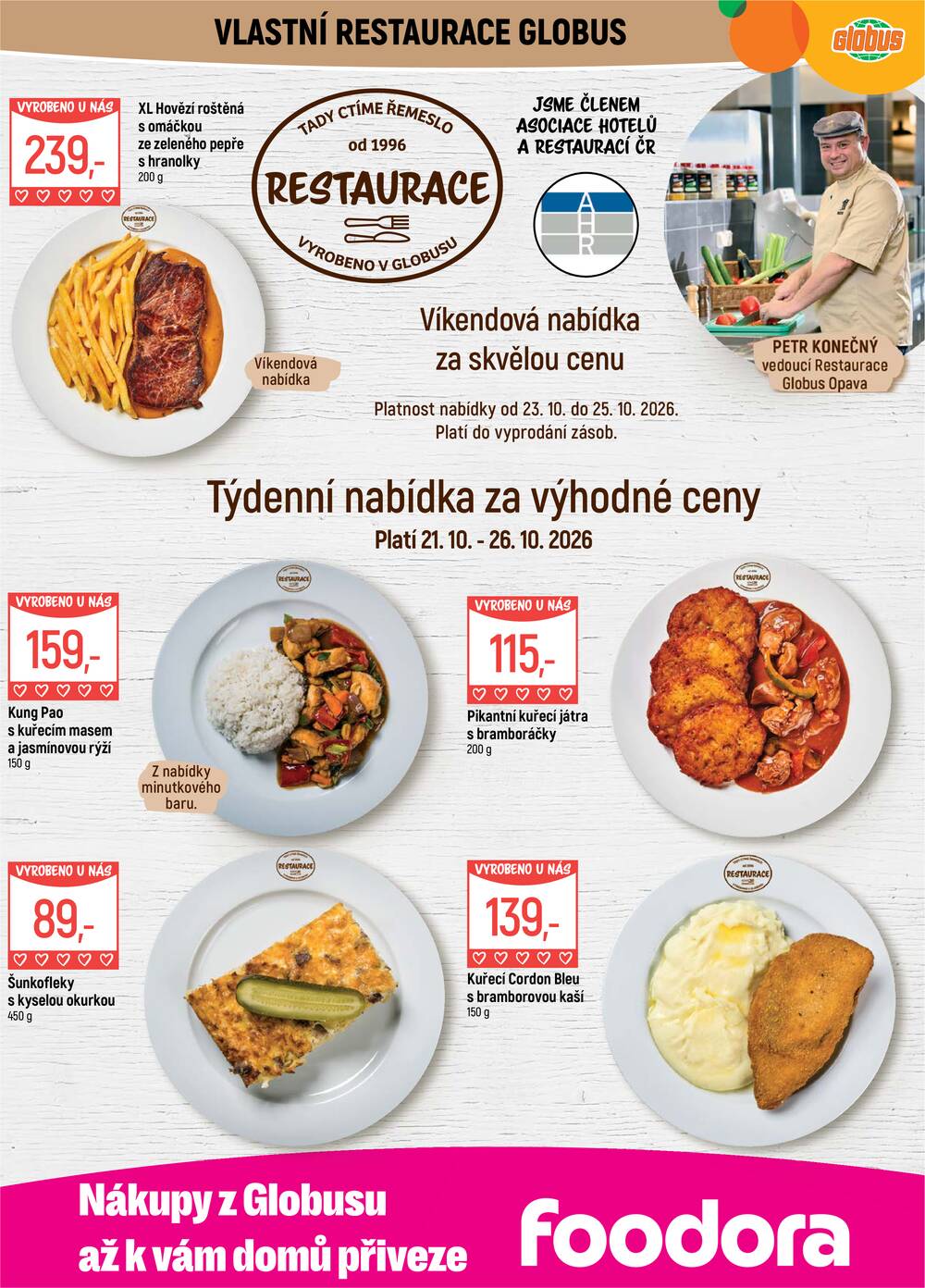 Akční leták Globus 21.10. - 27.10.2026 - Globus Opava