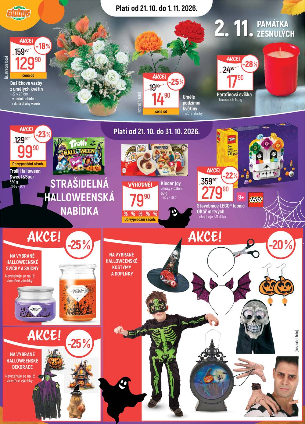 Akční leták Globus 21.10. - 27.10.2026 - Globus Opava