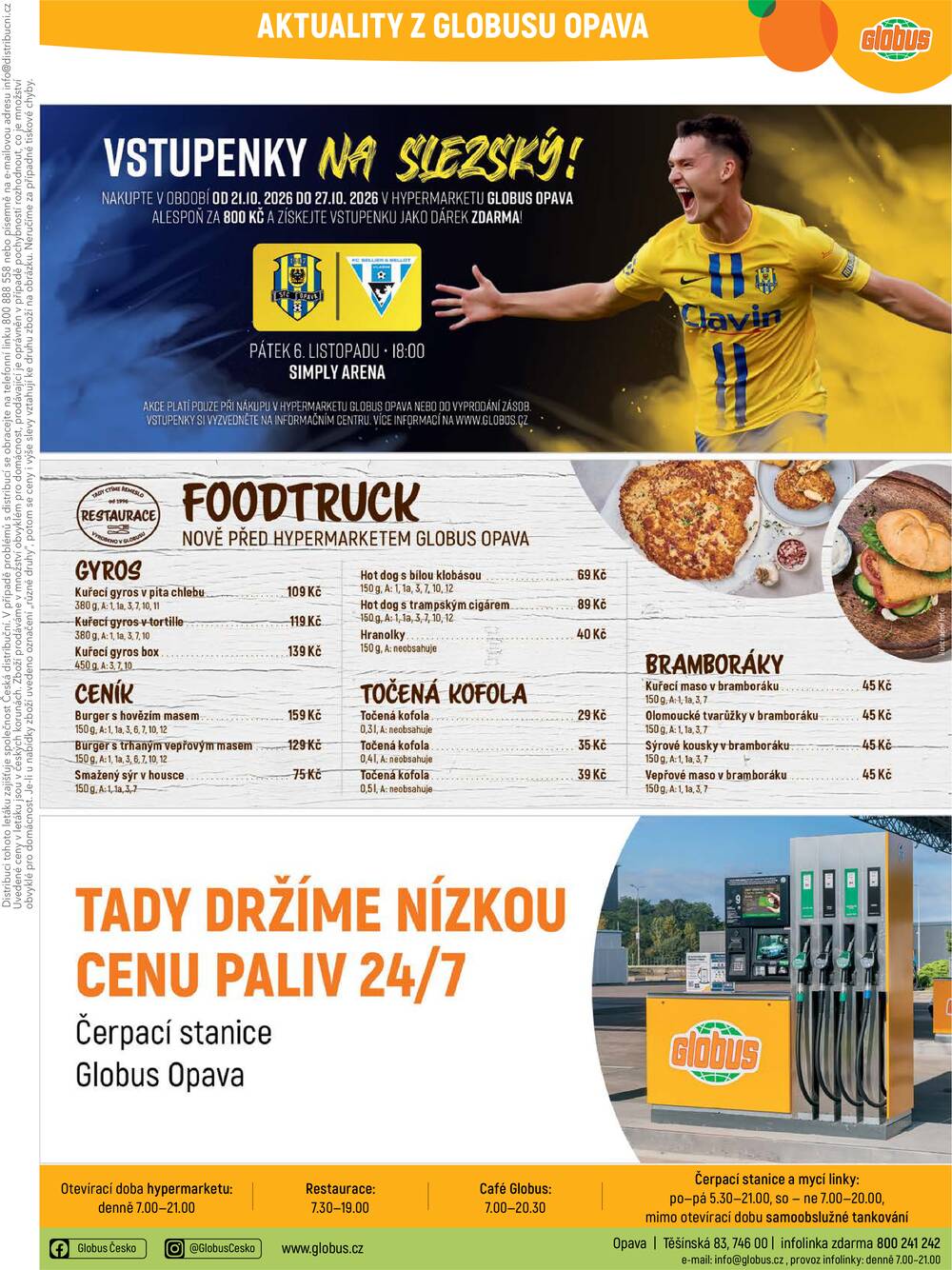 Akční leták Globus 21.10. - 27.10.2026 - Globus Opava