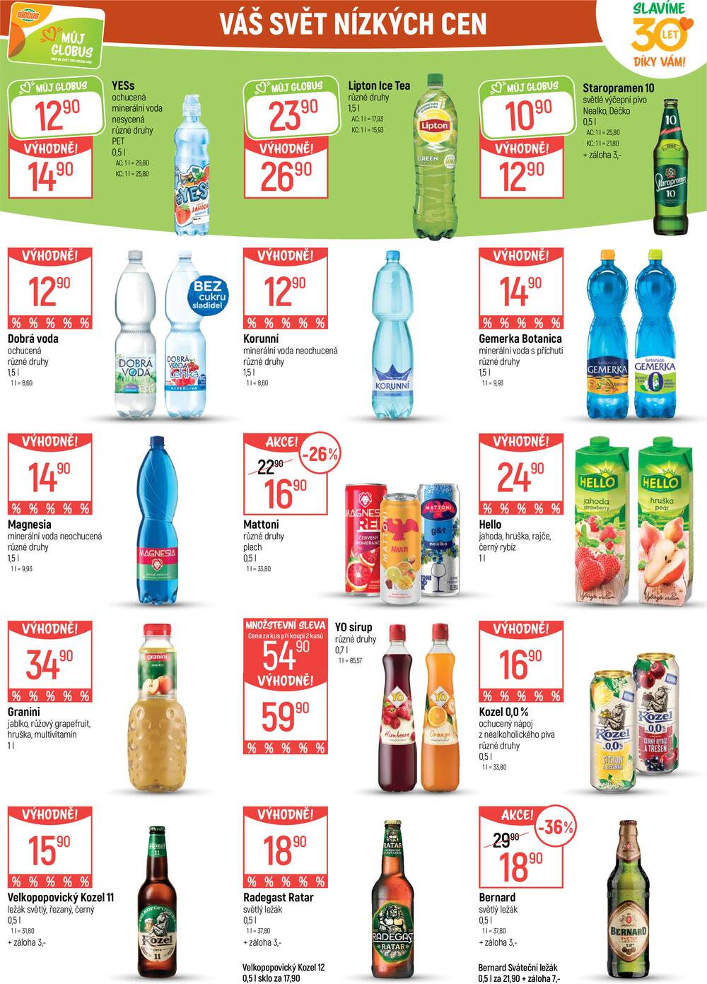 Akční leták Globus 21.10. - 27.10.2026 - Globus Pardubice