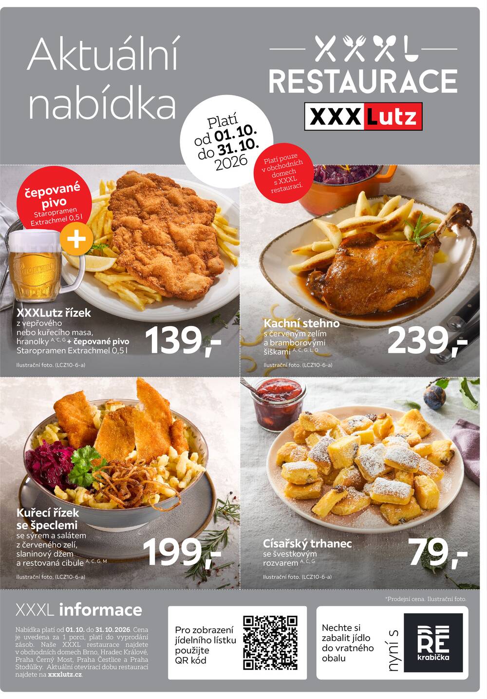 Leták XXXLutz - XXXLutz Resto nabídka - strana 1 Leták XXXLutz - XXXLutz Resto nabídka - strana 1