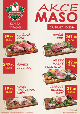 MAKOVEC a.s. – maso uzeniny : 5 letáků