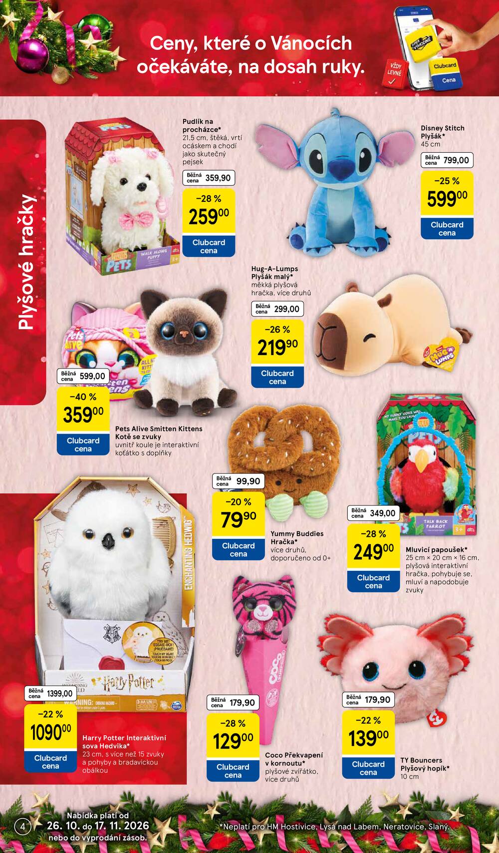 Tesco SPECIÁL hypermarkety  od 26.10. do 17.11.2026