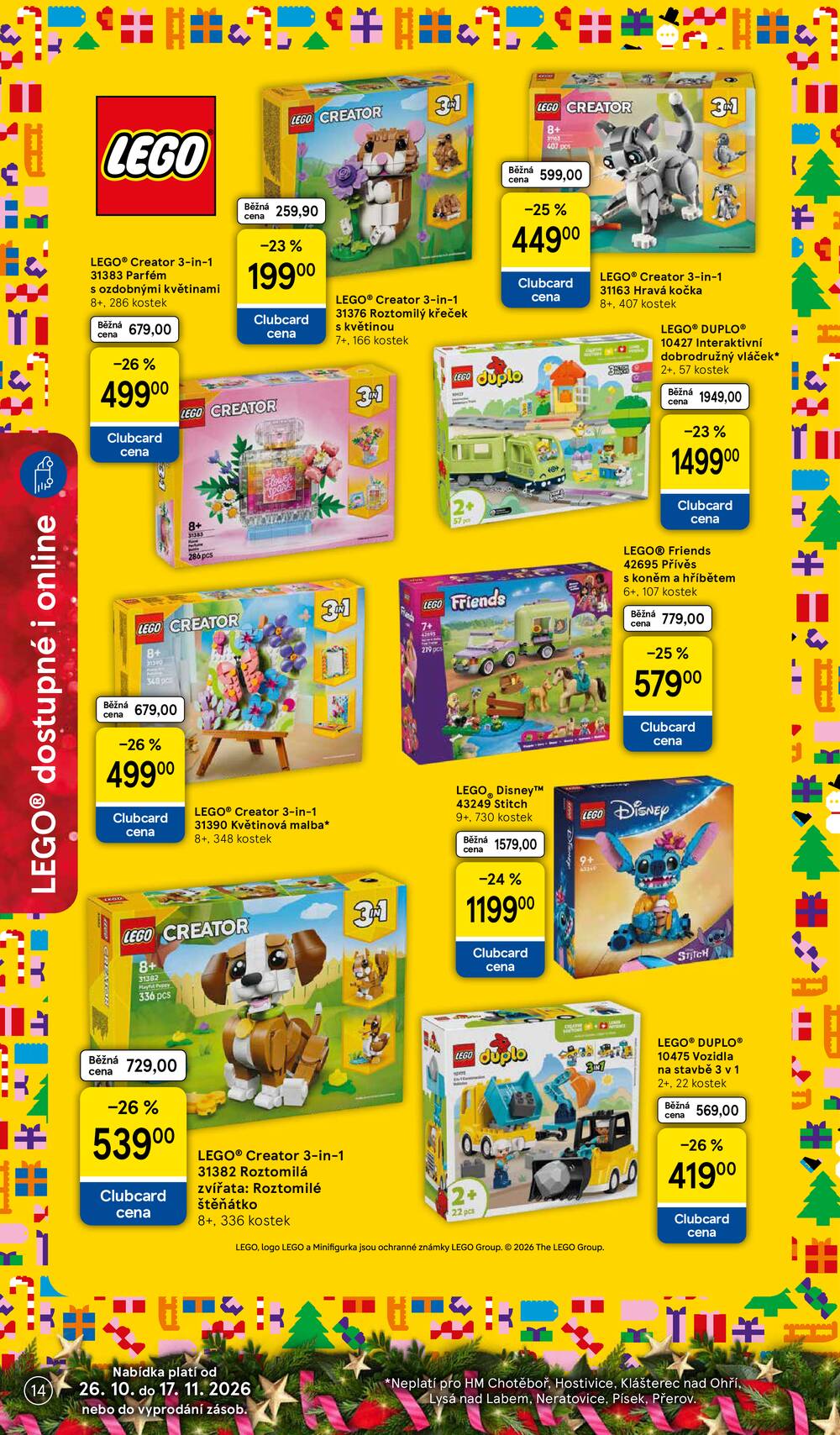 Tesco SPECIÁL hypermarkety  od 26.10. do 17.11.2026