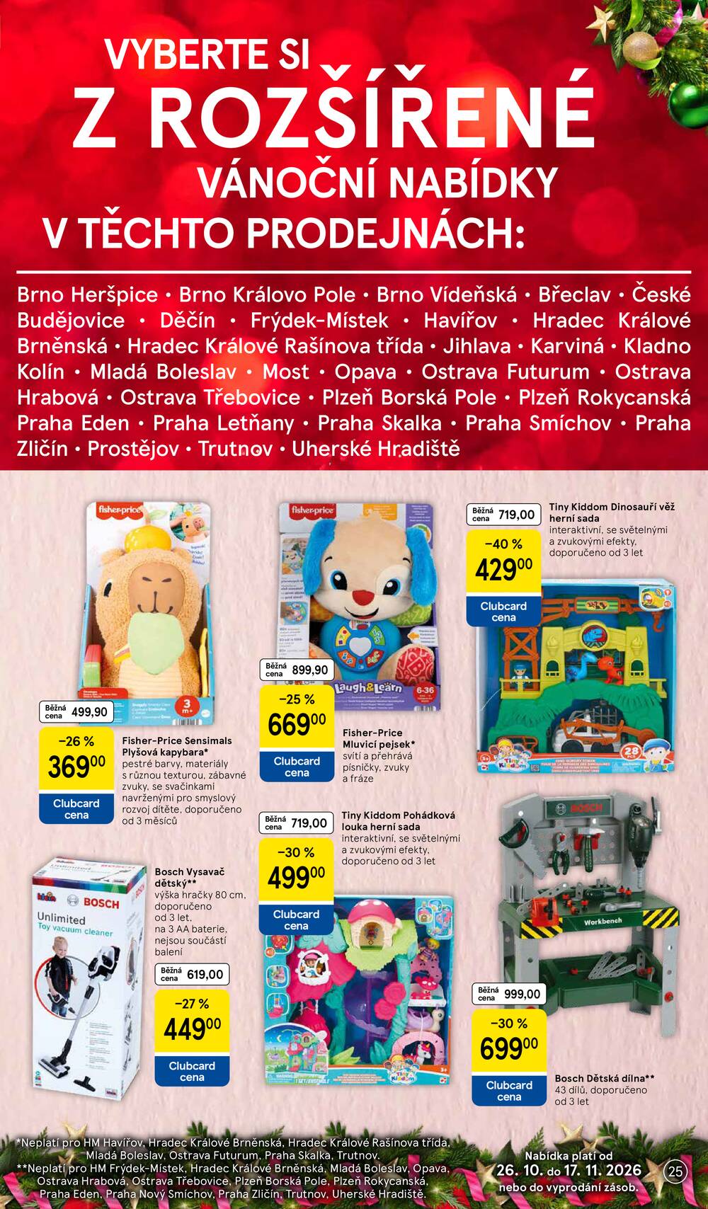 Tesco SPECIÁL hypermarkety  od 26.10. do 17.11.2026