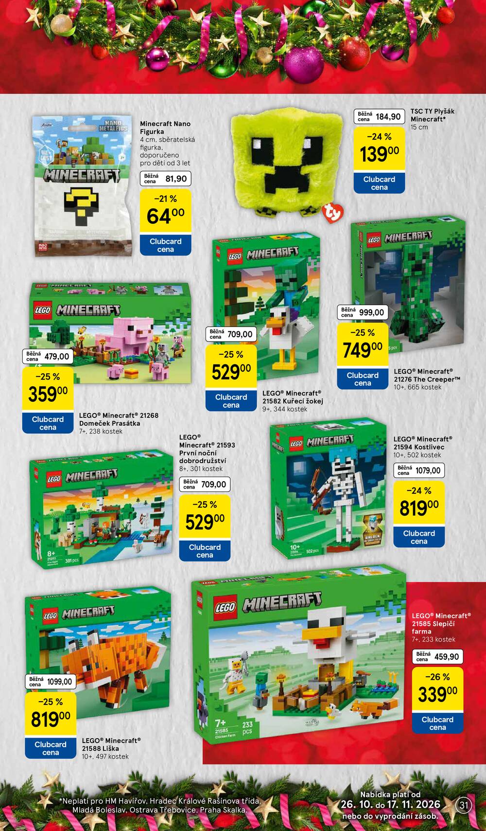 Leták Tesco - Tesco SPECIÁL hypermarkety od 26.10. do 17.11.2026 - strana 31 Leták Tesco - Tesco SPECIÁL hypermarkety od 26.10. do 17.11.2026 - strana 31