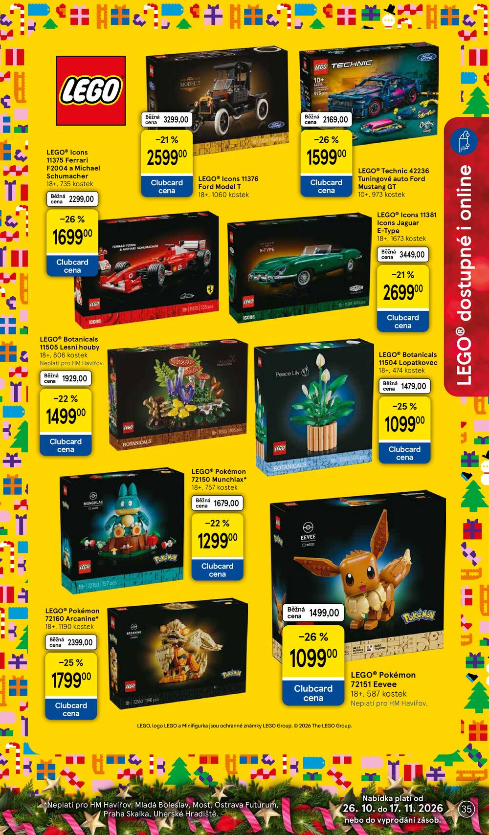 Tesco SPECIÁL hypermarkety  od 26.10. do 17.11.2026