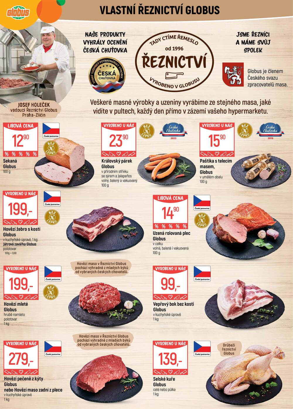 Akční leták Globus 27.10. - 3.11.2026 - Globus Praha - Zličín