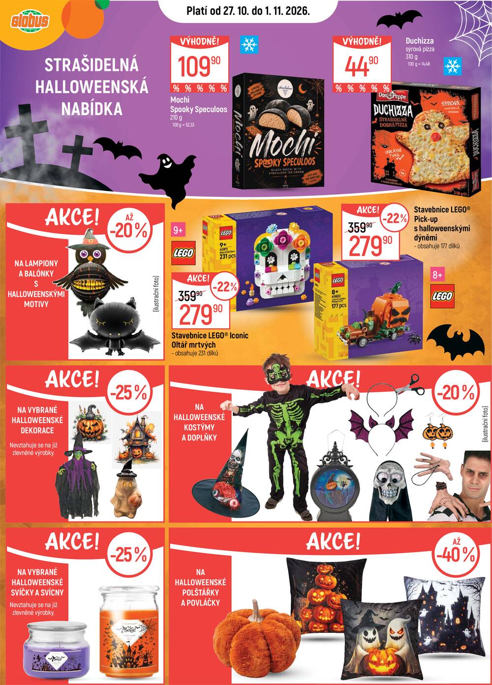 Akční leták Globus 27.10. - 3.11.2026 - Globus Olomouc