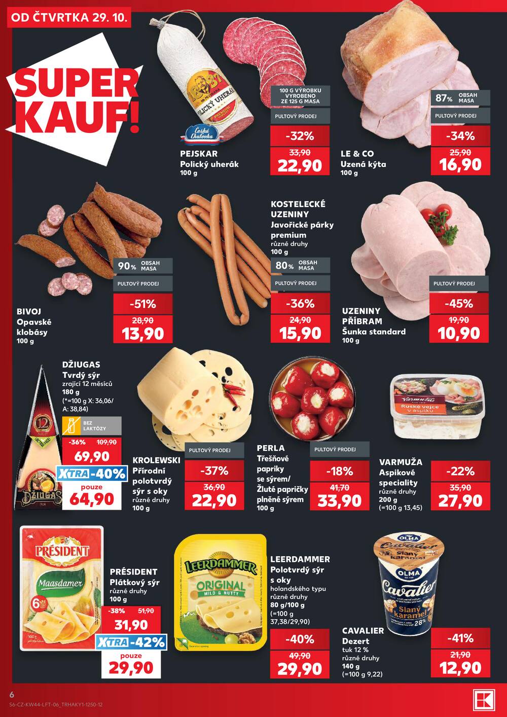 Kaufland 29.10. - 3.11. - Kaufland - Prachatice