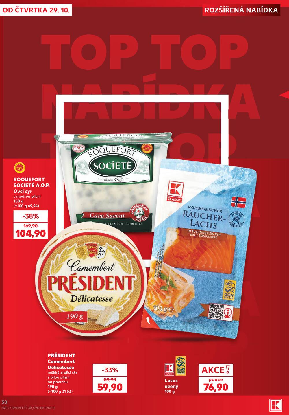 Kaufland 29.10. - 3.11. - Kaufland - Prachatice