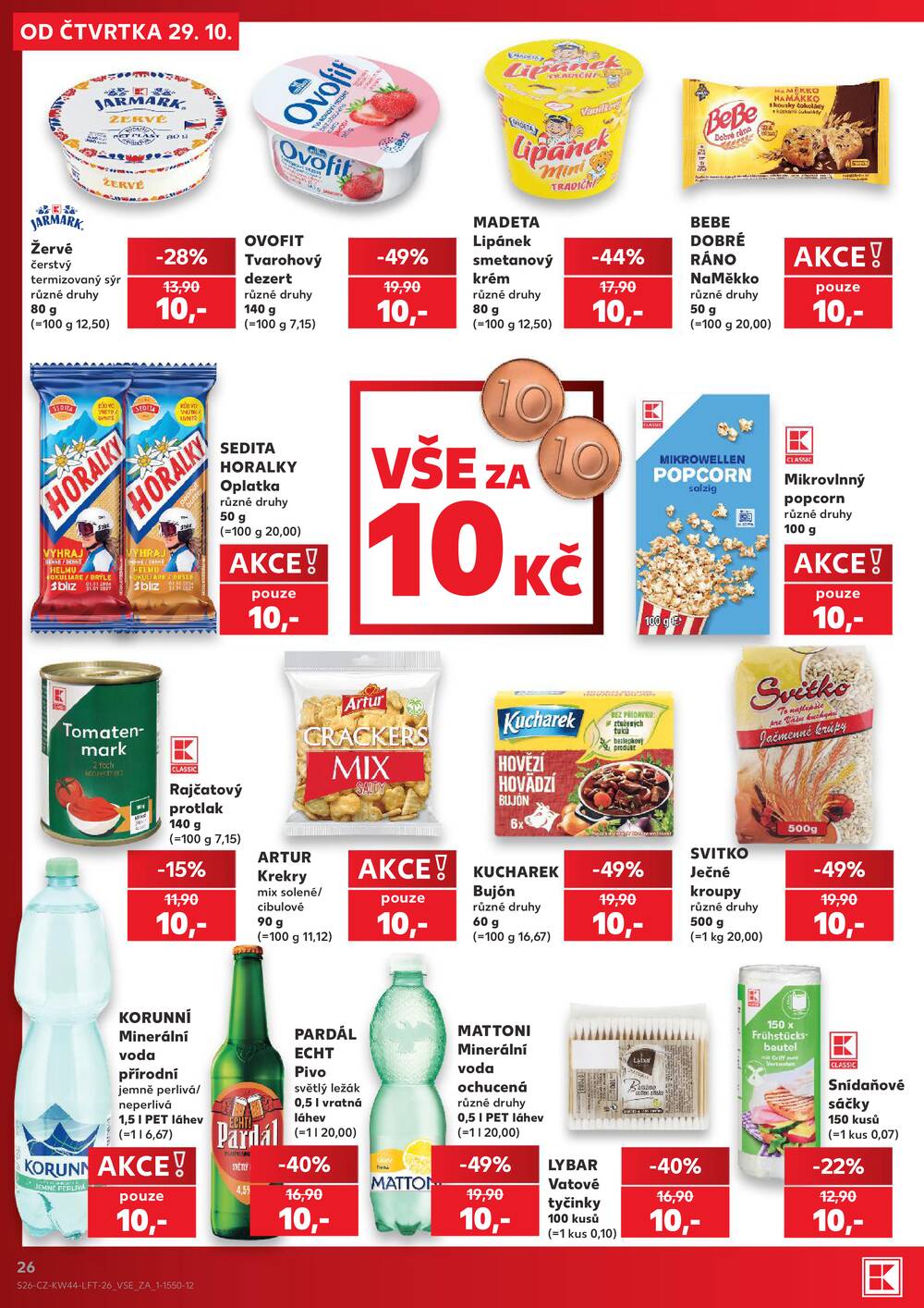 Kaufland 29.10. - 3.11. - Kaufland - Praha 3 (Jarov)