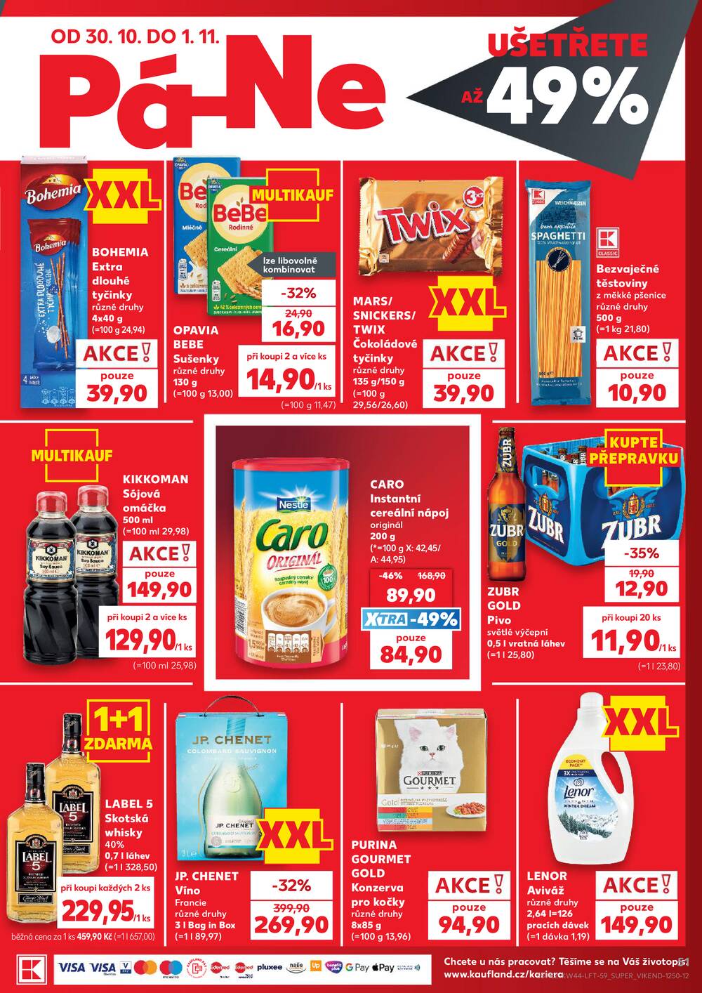 Kaufland 29.10. - 3.11. - Kaufland - Praha 3 (Jarov)
