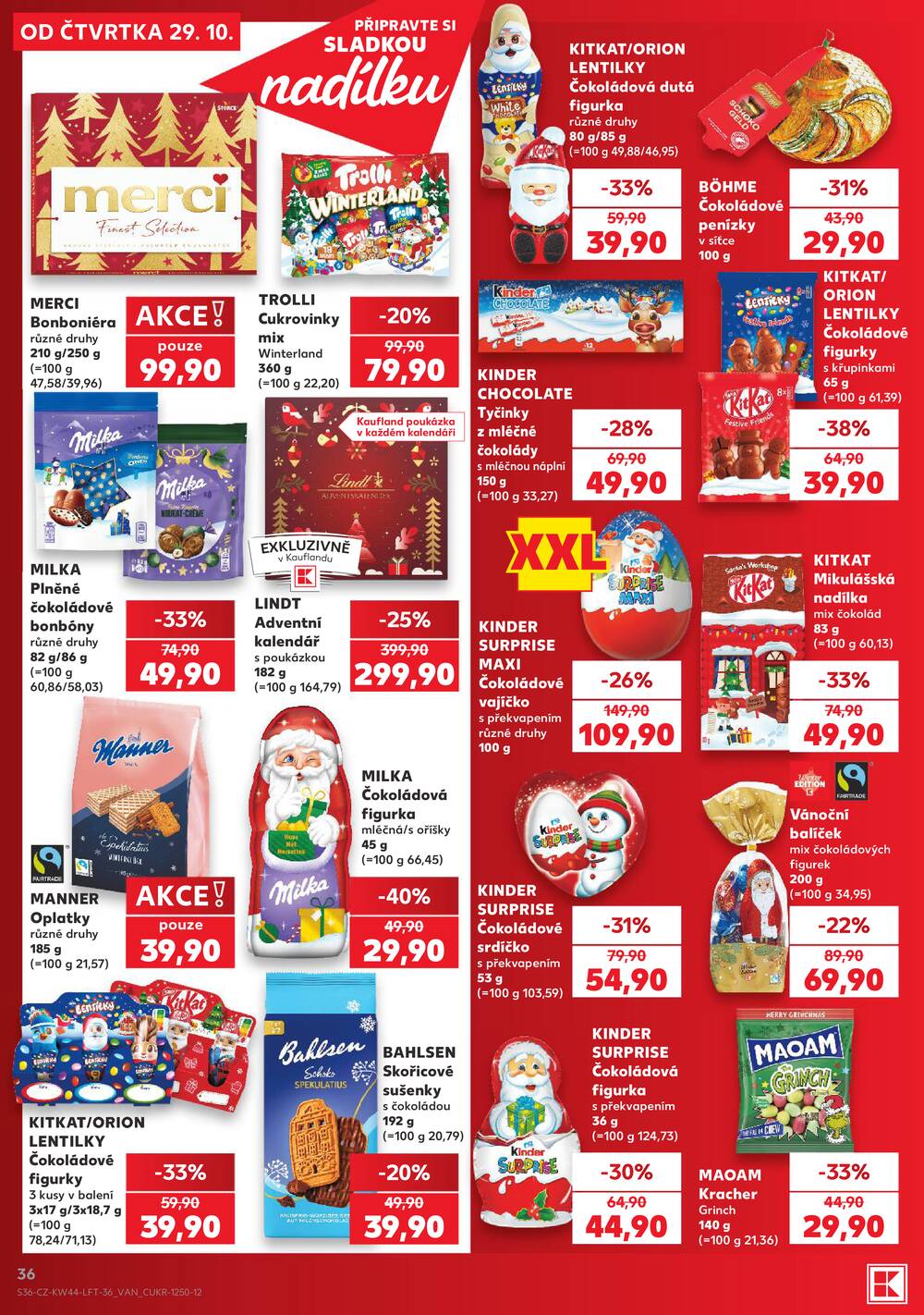 Kaufland 29.10. - 3.11. - Kaufland - Praha 12 (Modřany)