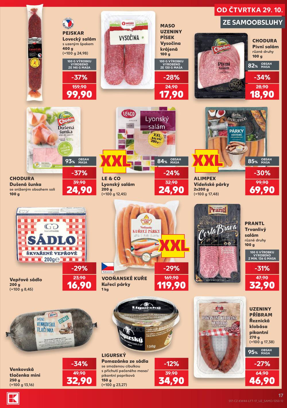 Leták Kaufland - Kaufland 29.10. - 3.11. - Kaufland - Strakonice - strana 17