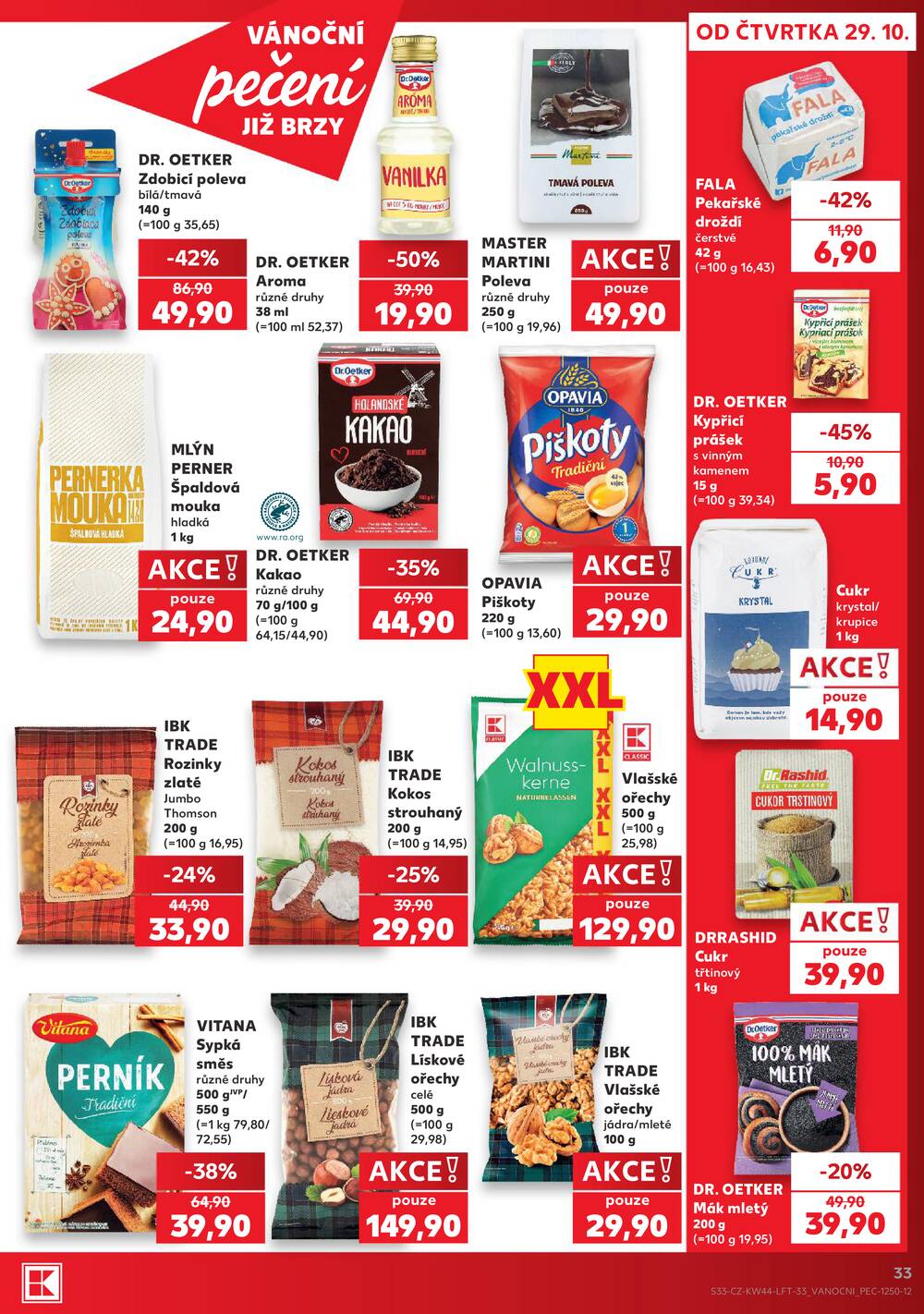 Kaufland 29.10. - 3.11. - Kaufland - Čáslav