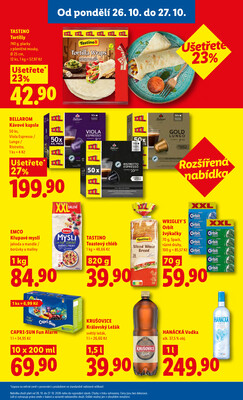Lidl od 26.10. do 27.10.2026