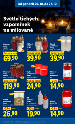 Lidl od 26.10. do 27.10.2026