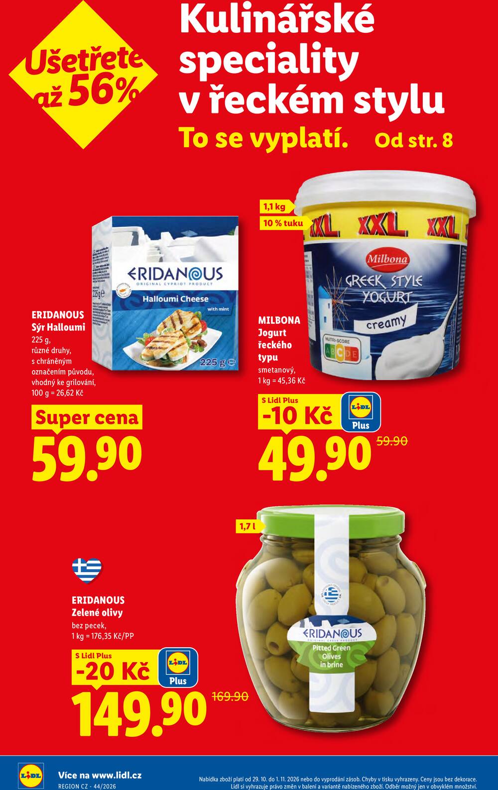 Leták Lidl - Lidl Čtvrtek od 29.10. do 1.11.2026 - strana 2 Leták Lidl - Lidl Čtvrtek od 29.10. do 1.11.2026 - strana 2