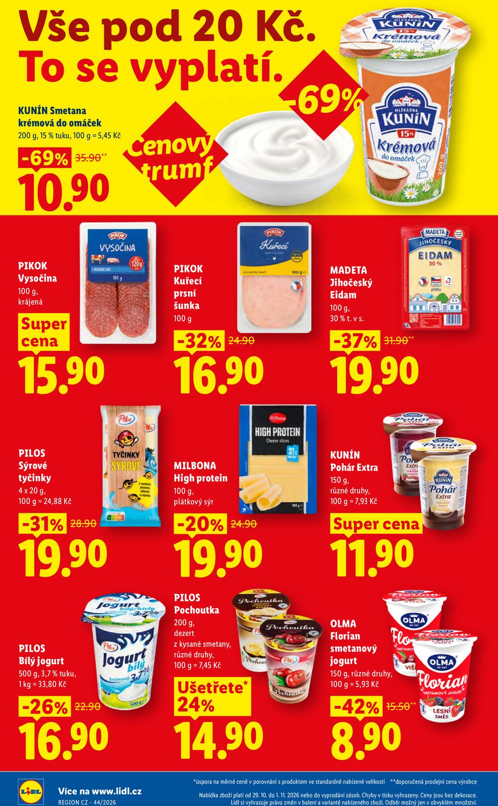 Lidl Čtvrtek od 29.10. do 1.11.2026