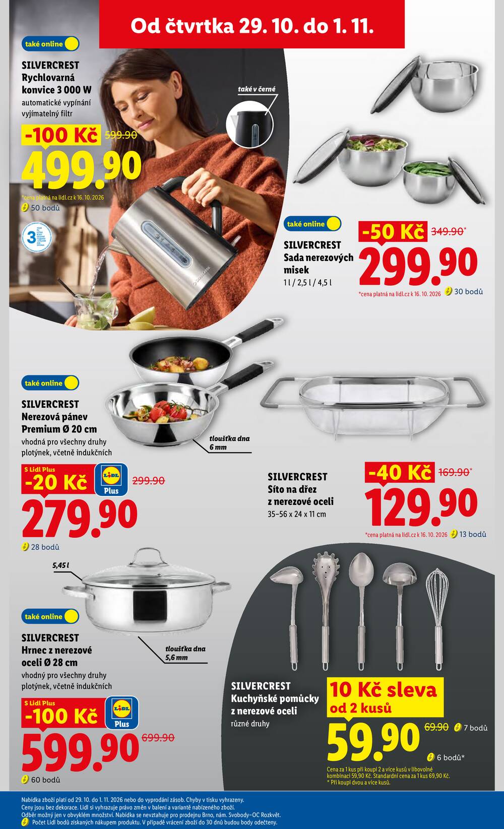 Lidl Čtvrtek od 29.10. do 1.11.2026
