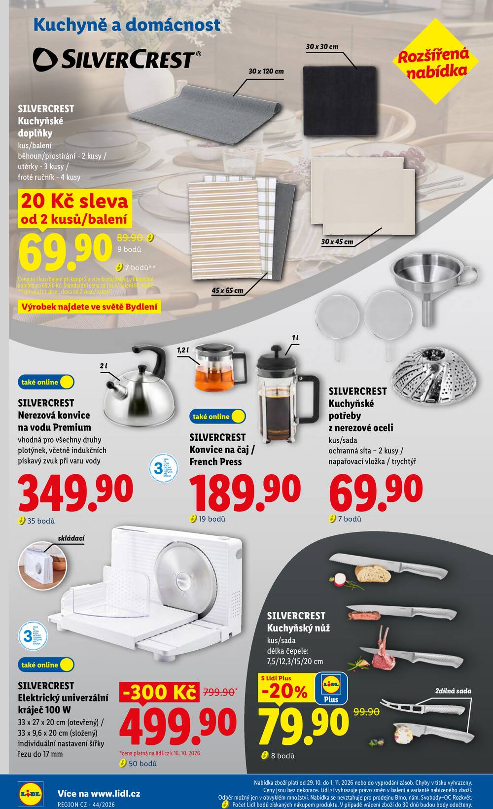 Lidl Čtvrtek od 29.10. do 1.11.2026