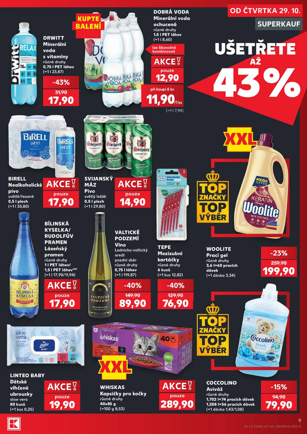 Leták Kaufland - Kaufland 29.10. - 3.11. - Kaufland - Náchod - strana 9 Leták Kaufland - Kaufland 29.10. - 3.11. - Kaufland - Náchod - strana 9