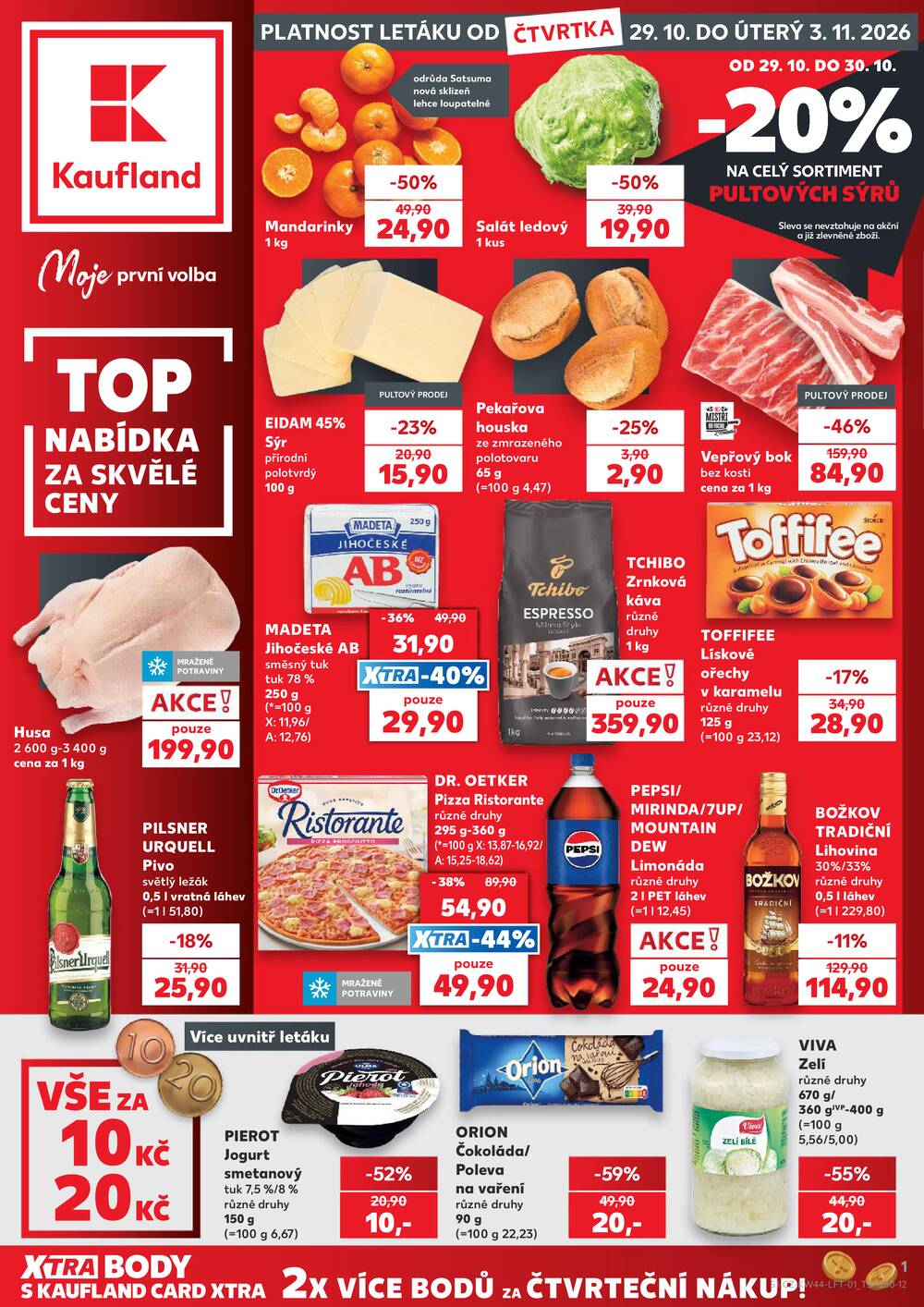 Leták Kaufland - Kaufland 29.10. - 3.11. - Kaufland - Mladá Boleslav - strana 1