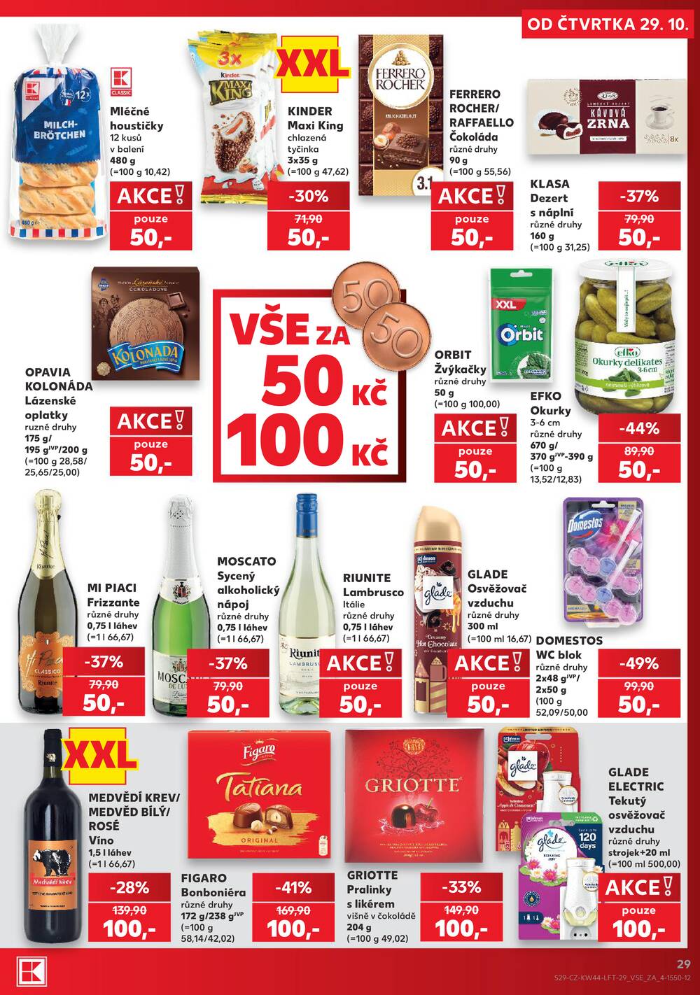 Leták Kaufland - Kaufland 29.10. - 3.11. - Kaufland - Teplice (Čs. Dobrovolců) - strana 29