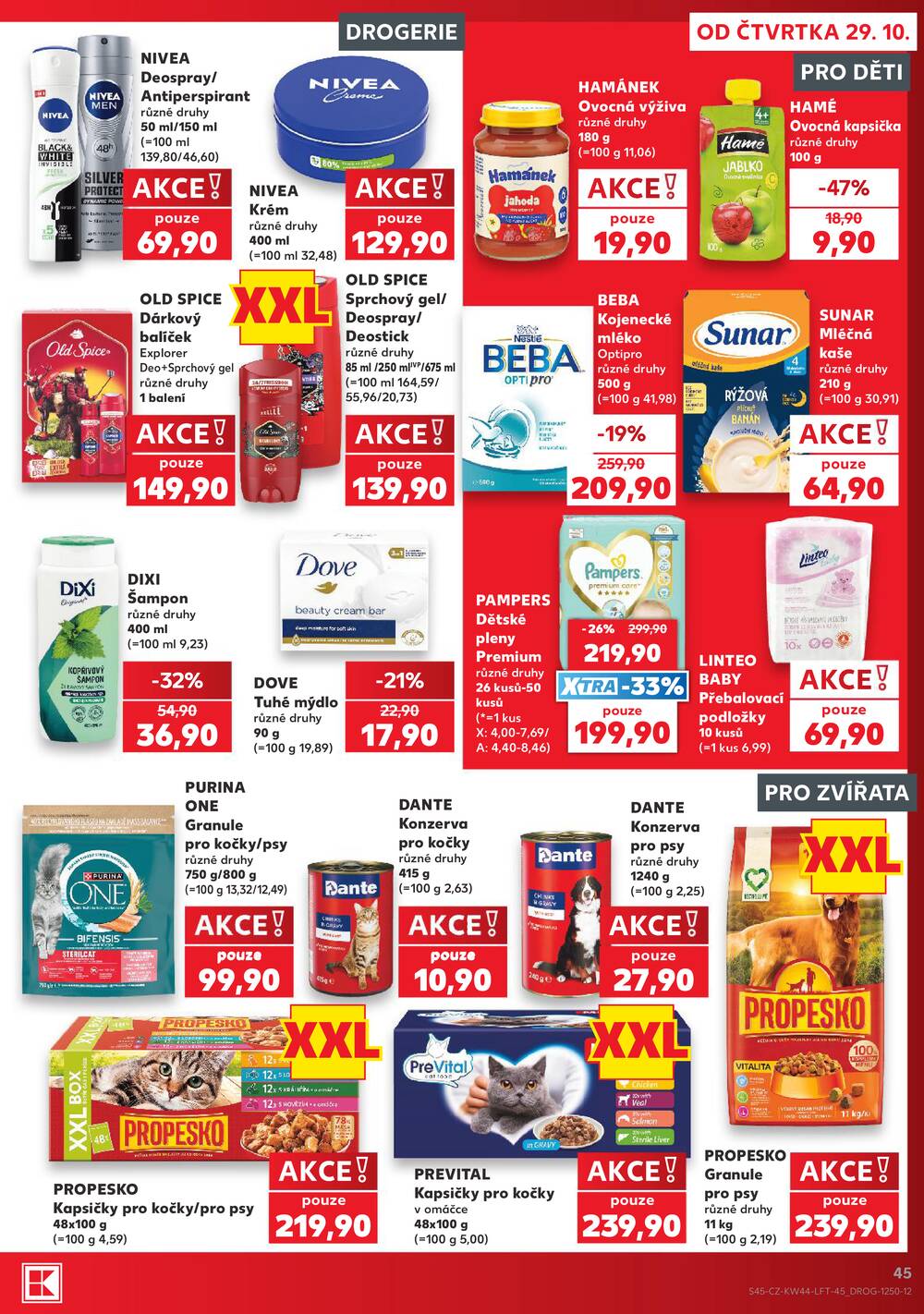 Kaufland 29.10. - 3.11. - Kaufland - Teplice