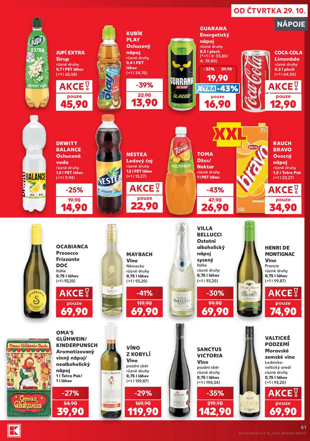 Kaufland 29.10. - 3.11. - Kaufland - Kuřim