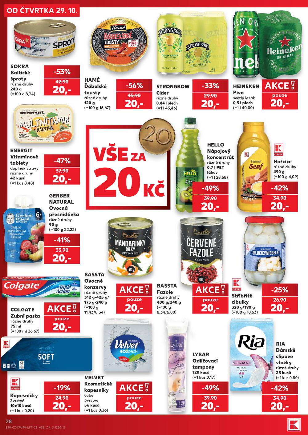 Kaufland 29.10. - 3.11. - Kaufland - Frýdek Místek