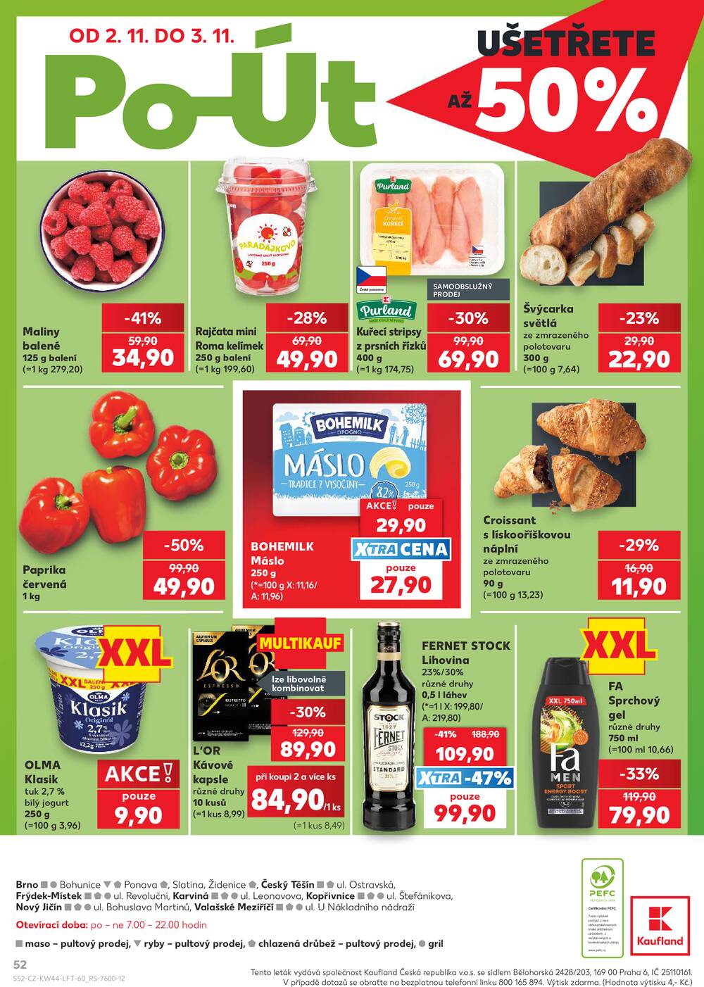 Kaufland 29.10. - 3.11. - Kaufland - Frýdek Místek