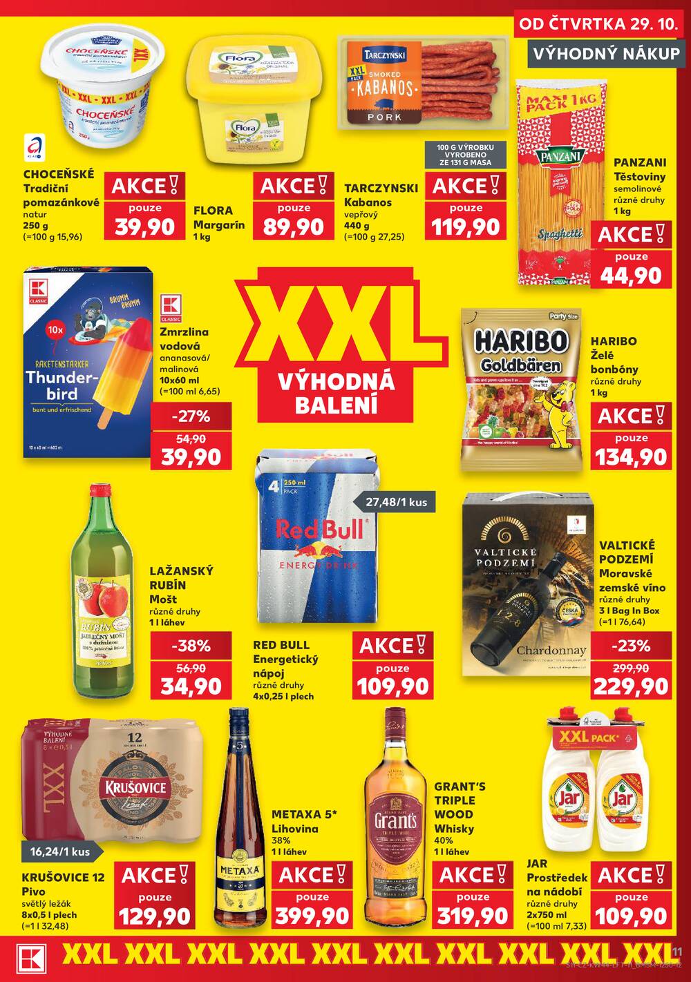 Kaufland 29.10. - 3.11. - Kaufland - Plzeň - Košutka