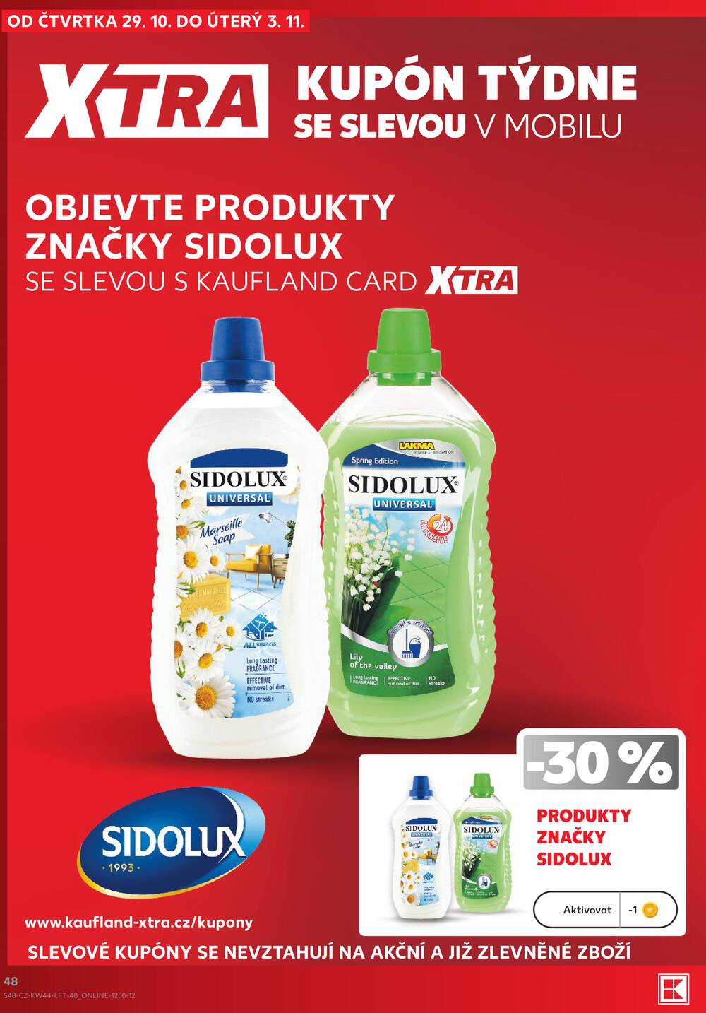 Kaufland 29.10. - 3.11. - Kaufland - Plzeň - Košutka