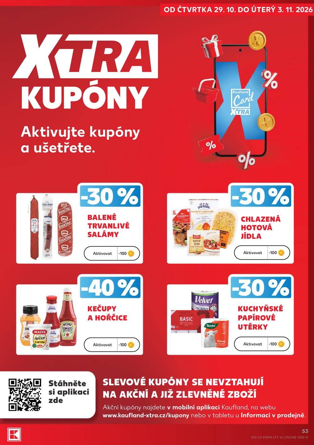 Kaufland 29.10. - 3.11. - Kaufland - Plzeň - Košutka