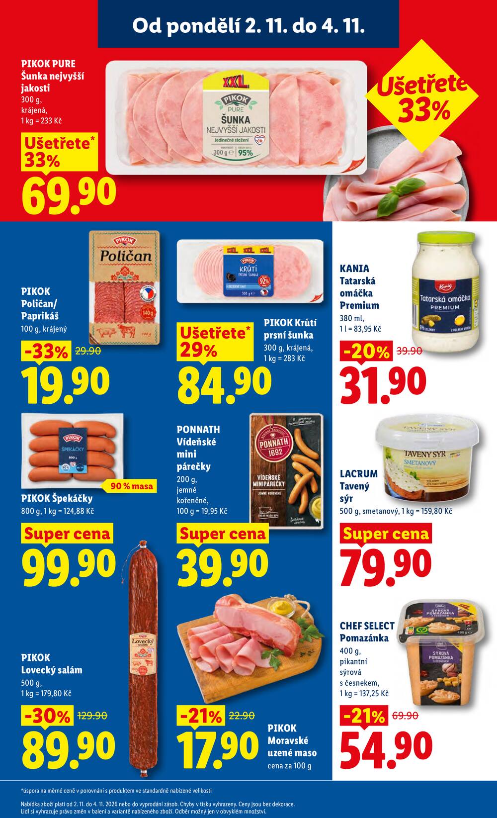 Lidl od 2.11. do 4.11.2026