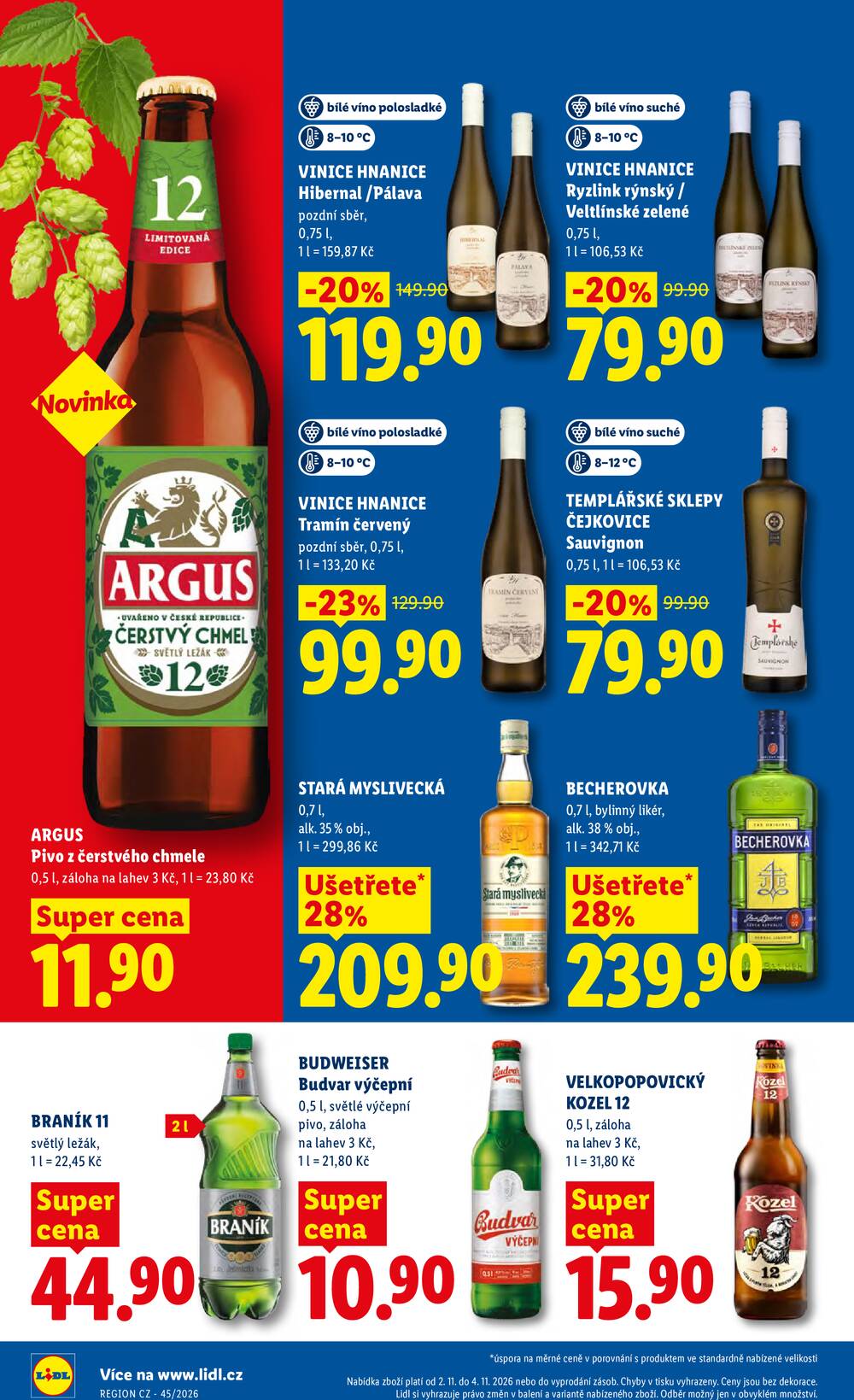 Lidl od 2.11. do 4.11.2026