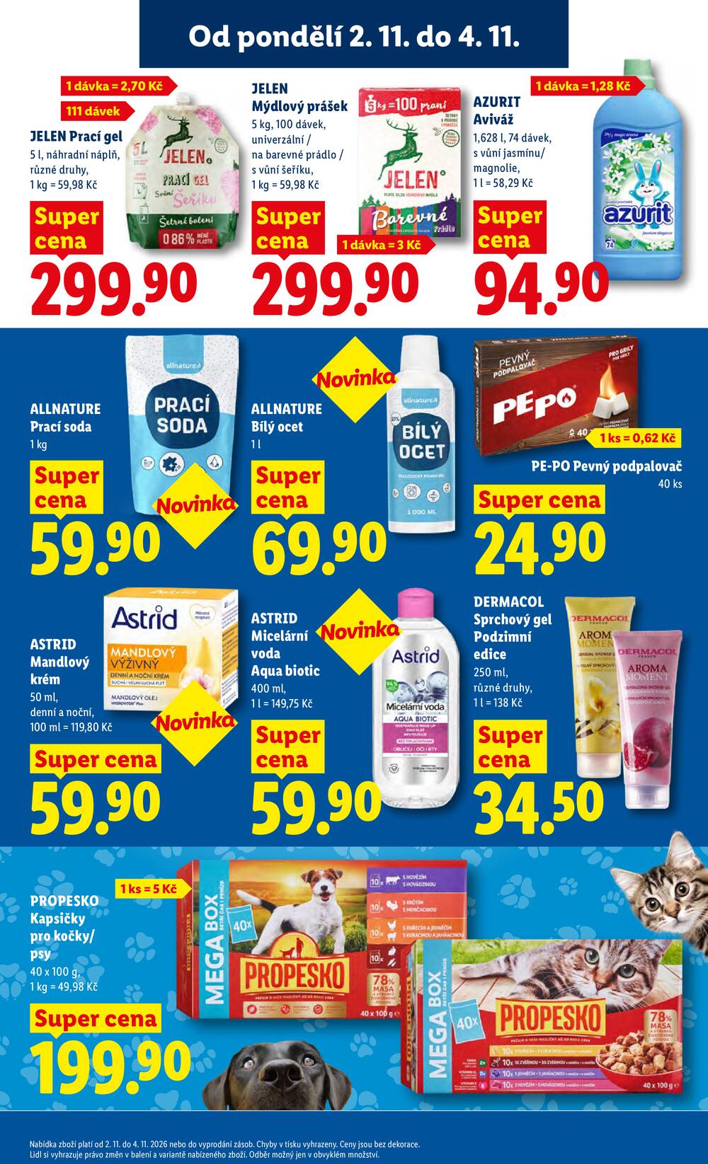 Lidl od 2.11. do 4.11.2026