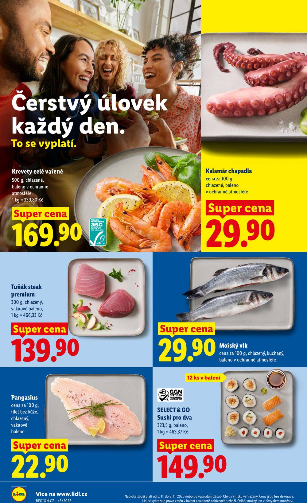 Lidl Čtvrtek od 5.11. do 8.11.2026