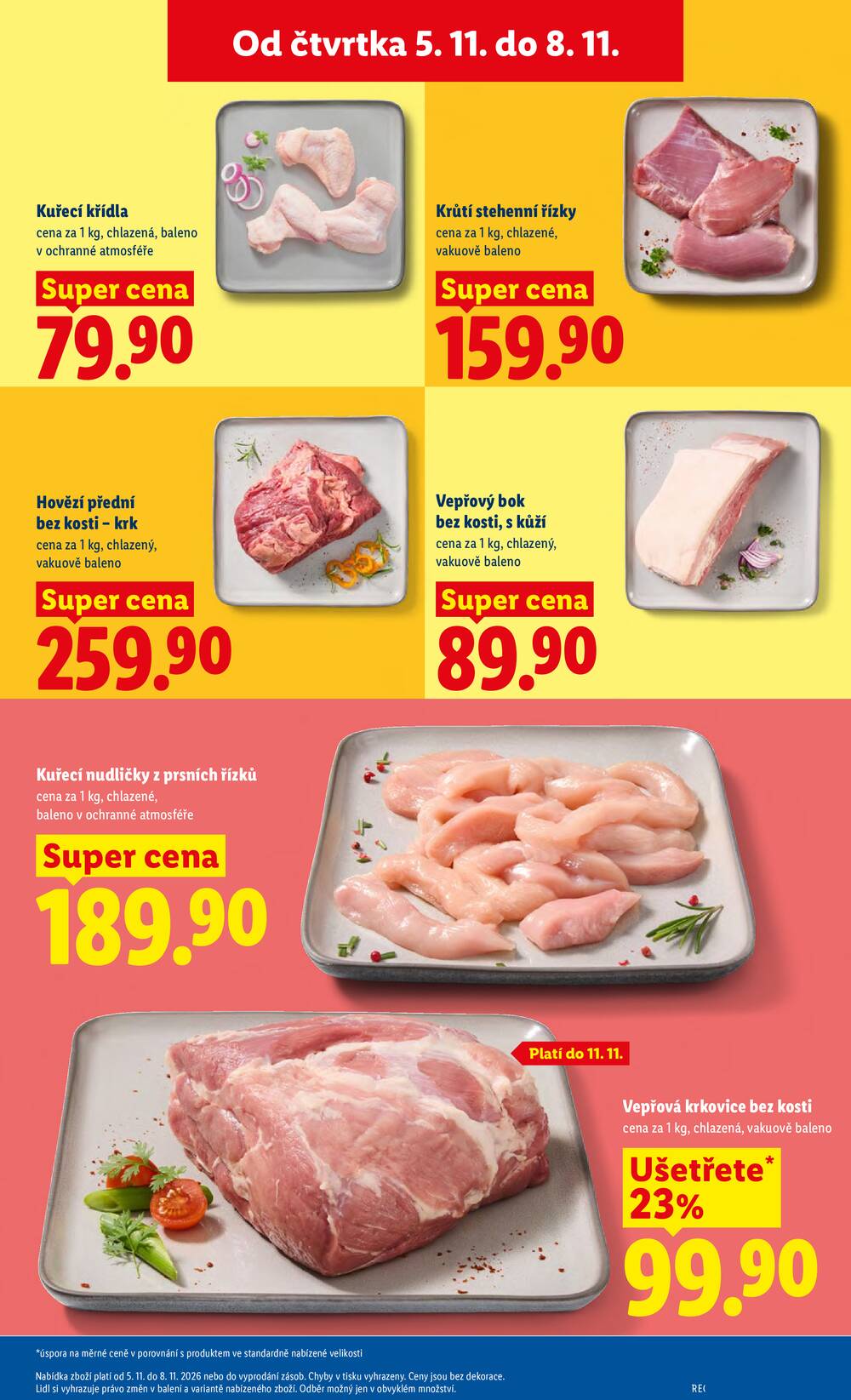 Lidl Čtvrtek od 5.11. do 8.11.2026